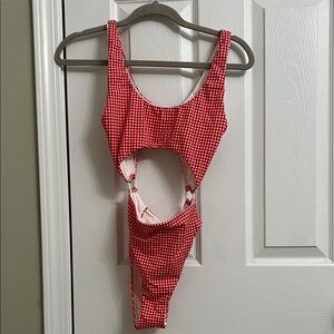 PacSun Red Gingham Bikini